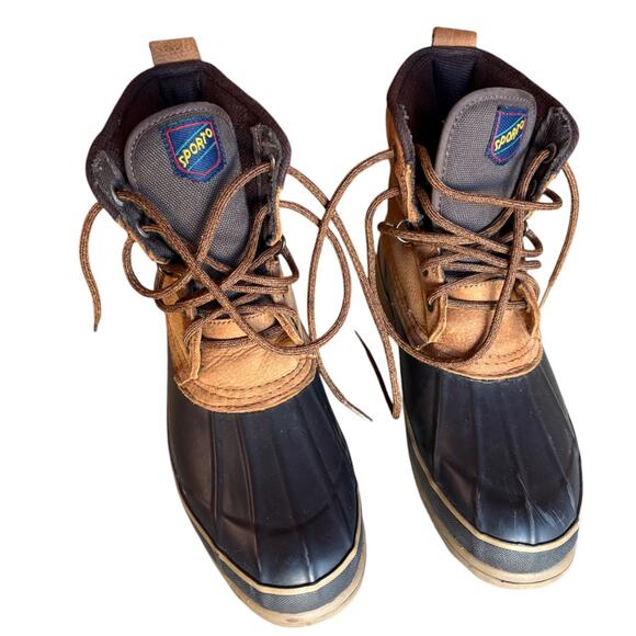 Sporto Thermalite Insulated Duck Boots with Lug Style Soles size 7 - Picture 10 of 15